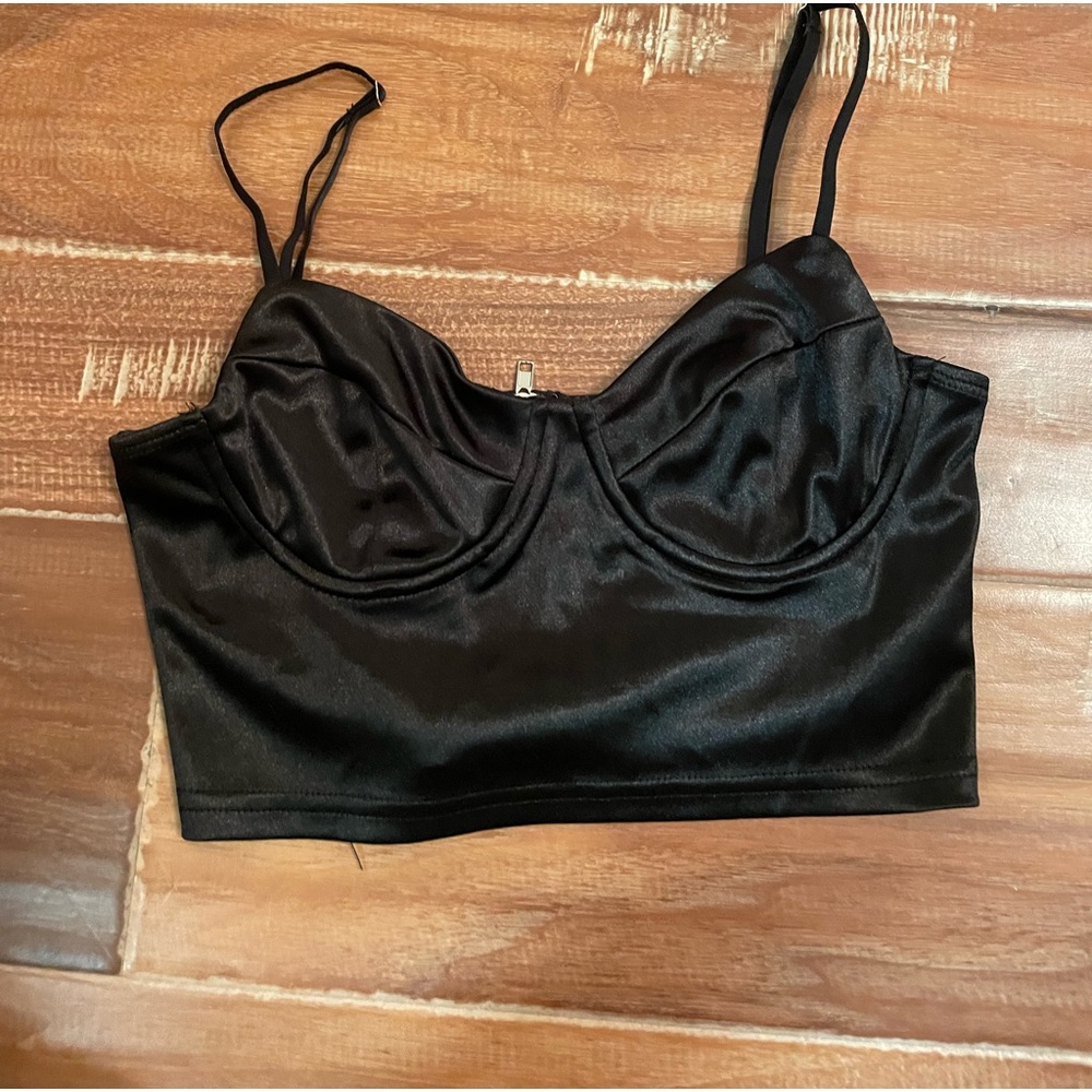 black adika silk tank